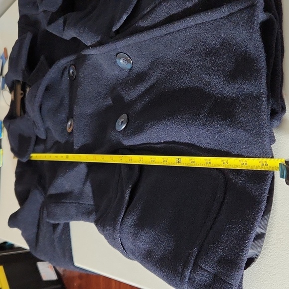 Apostrophe Womens jacket size 8 to 10  wool blend peacoat size 8/10 navy blue - Picture 7 of 12
